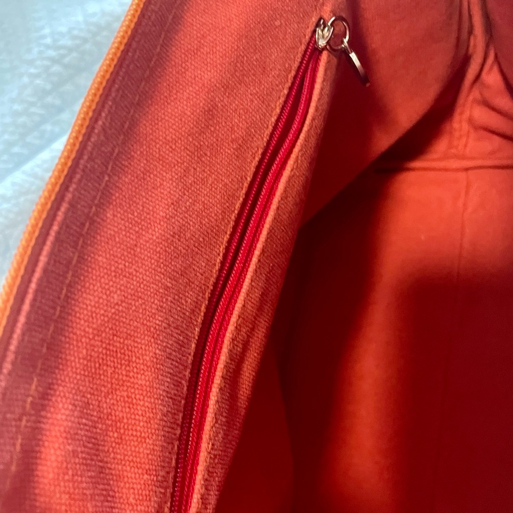 Dooney & Bourke Orange Scenic Toile Tote - Picture 7 of 11